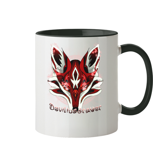 Deviliusdrawer Red Eyed Fox - Tasse zweifarbig