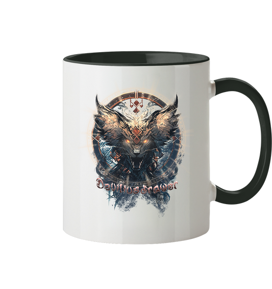 Deviliusdrawer Dark Magic Wolf - Tasse zweifarbig