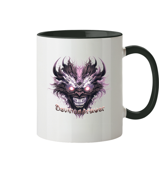 Deviliusdrawer Crazy Mask - Tasse zweifarbig