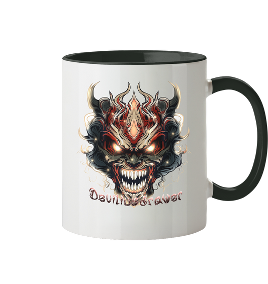 Deviliusdrawer Evil Vamp Mask - Tasse zweifarbig