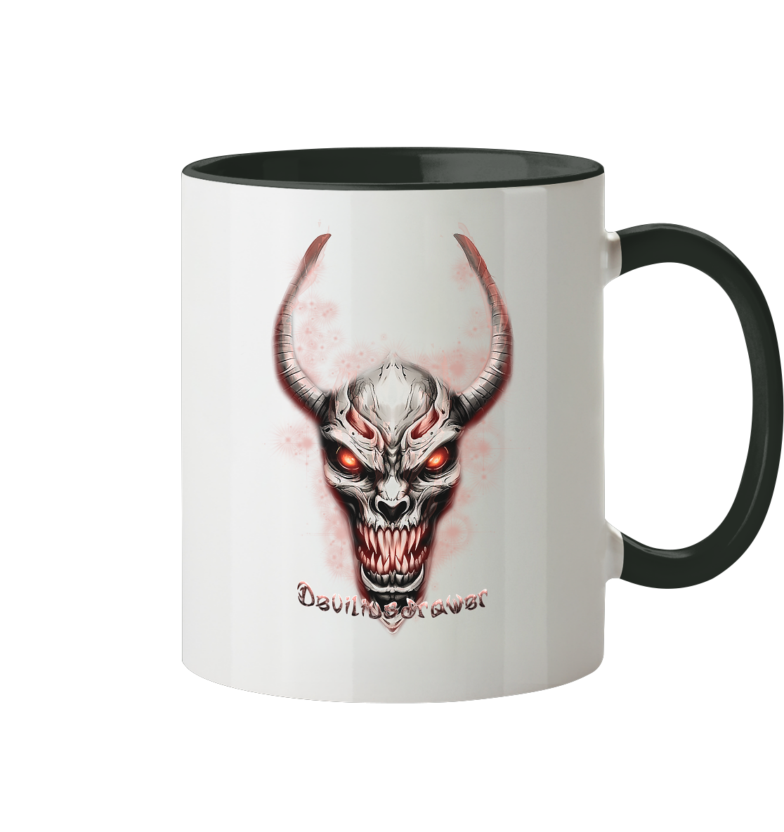 Deviliusdrawer Red Eyed Skeleton - Tasse zweifarbig