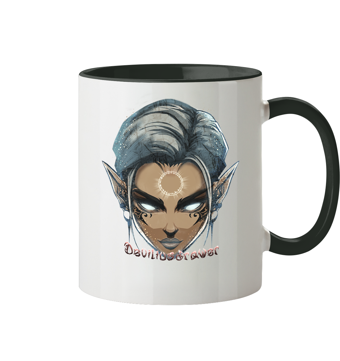 Deviliusdrawer Magician Elf - Tasse zweifarbig