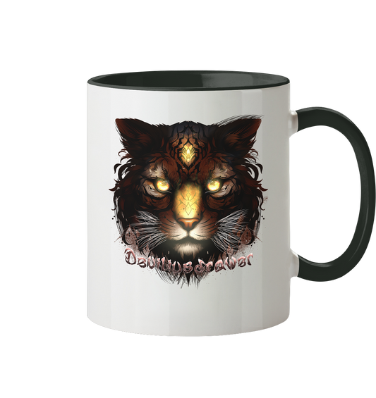 Deviliusdrawer Gold Tigercat - Tasse zweifarbig