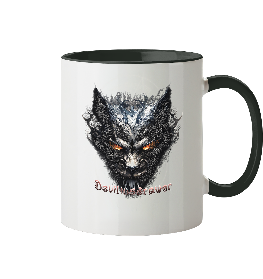 Deviliusdrawer Iron Cat - Tasse zweifarbig