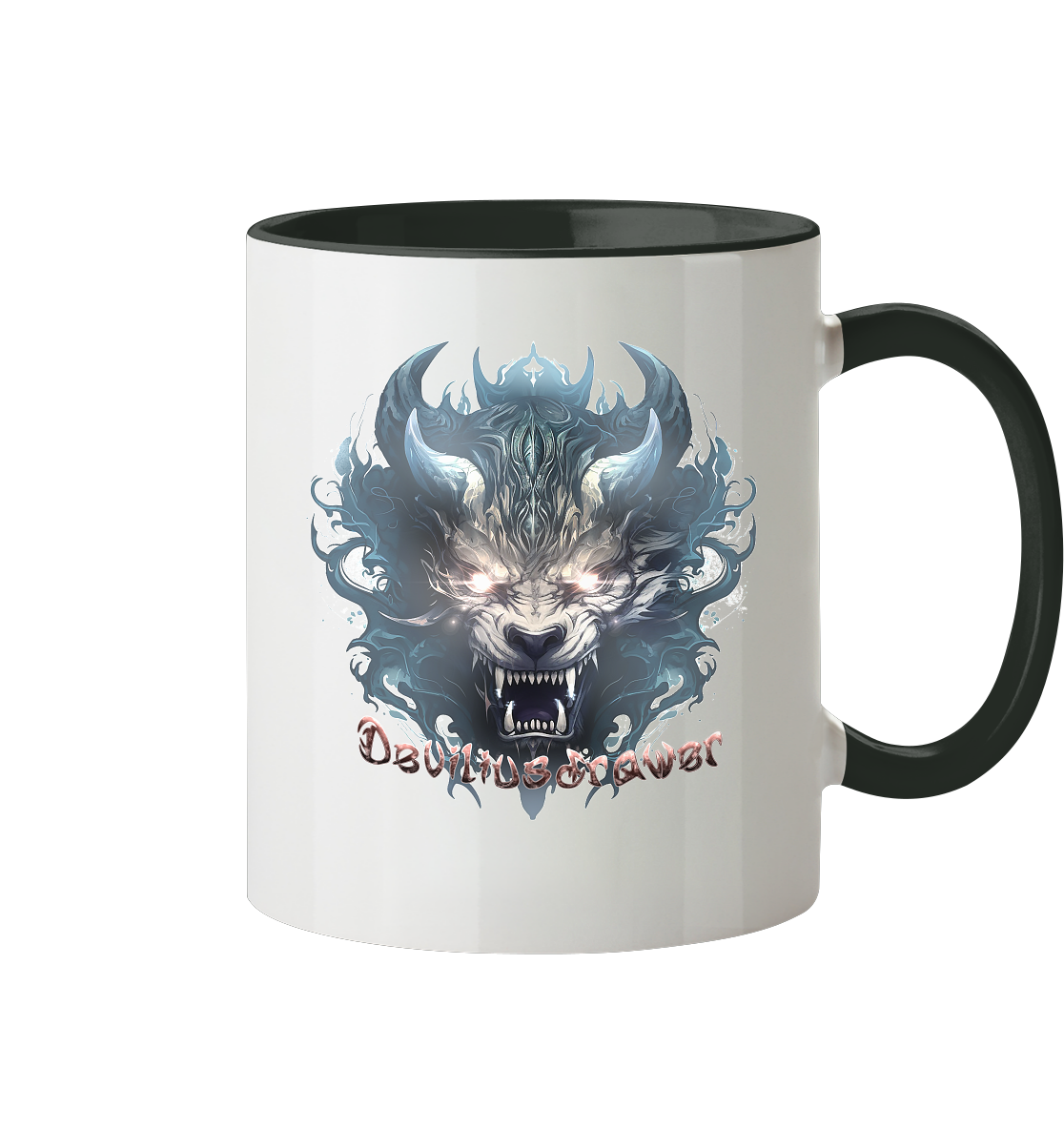 Deviliusdrawer Water Horn Tiger - Tasse zweifarbig