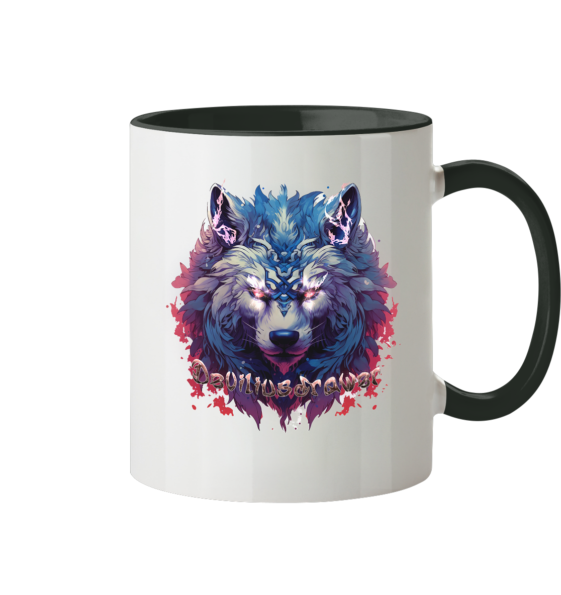 Deviliusdrawer Magic Wolf - Tasse zweifarbig