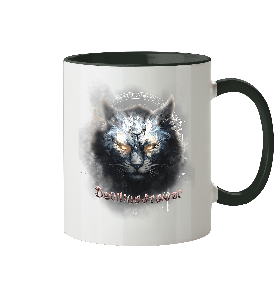 Deviliusdrawer Mysthic Cat - Tasse zweifarbig