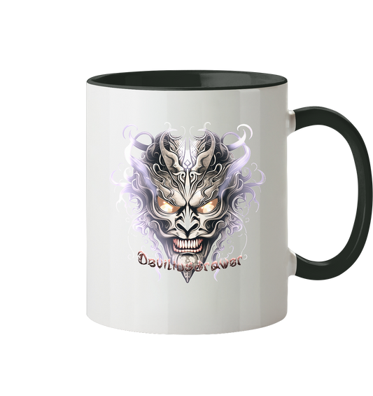 Deviliusdrawer Demon Mask Violet - Tasse zweifarbig
