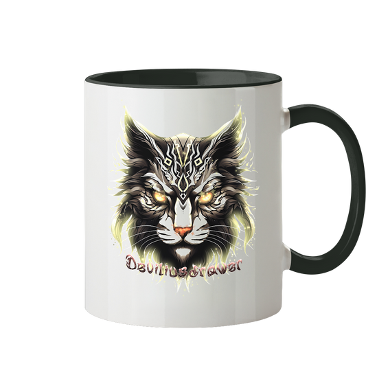 Deviliusdrawer Golden Cat - Tasse zweifarbig