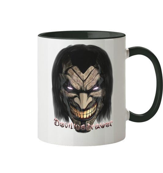 Deviliusdrawer Smiling Devil - Tasse zweifarbig