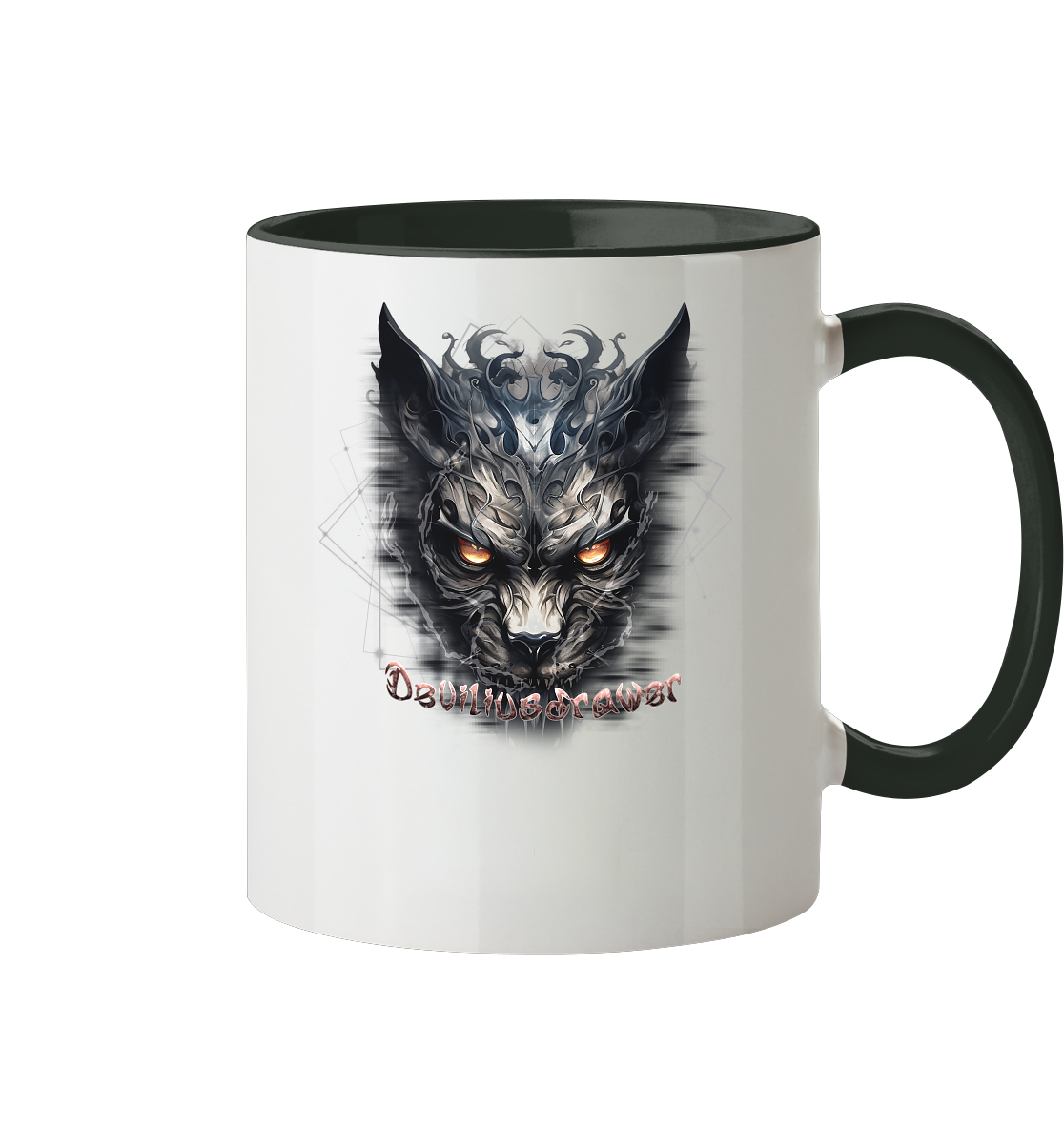 Deviliusdrawer Dark Wearwolf - Tasse zweifarbig