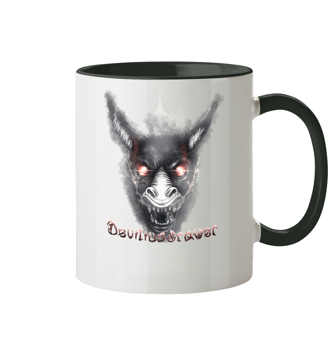 Deviliusdrawer Evil Donkey - Tasse zweifarbig