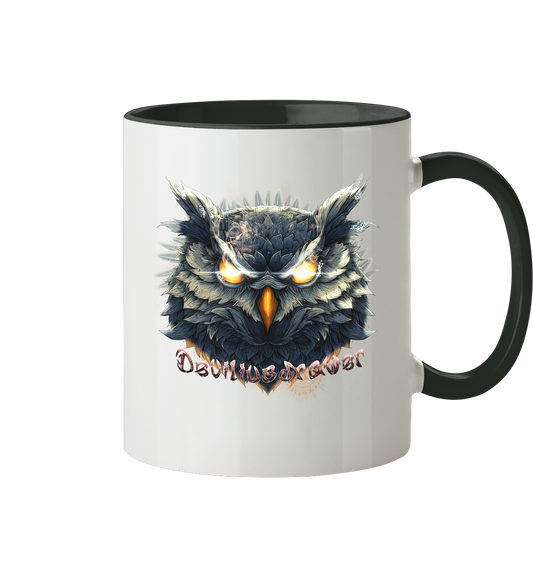 Deviliusdrawer Dark Fire Owl - Tasse zweifarbig