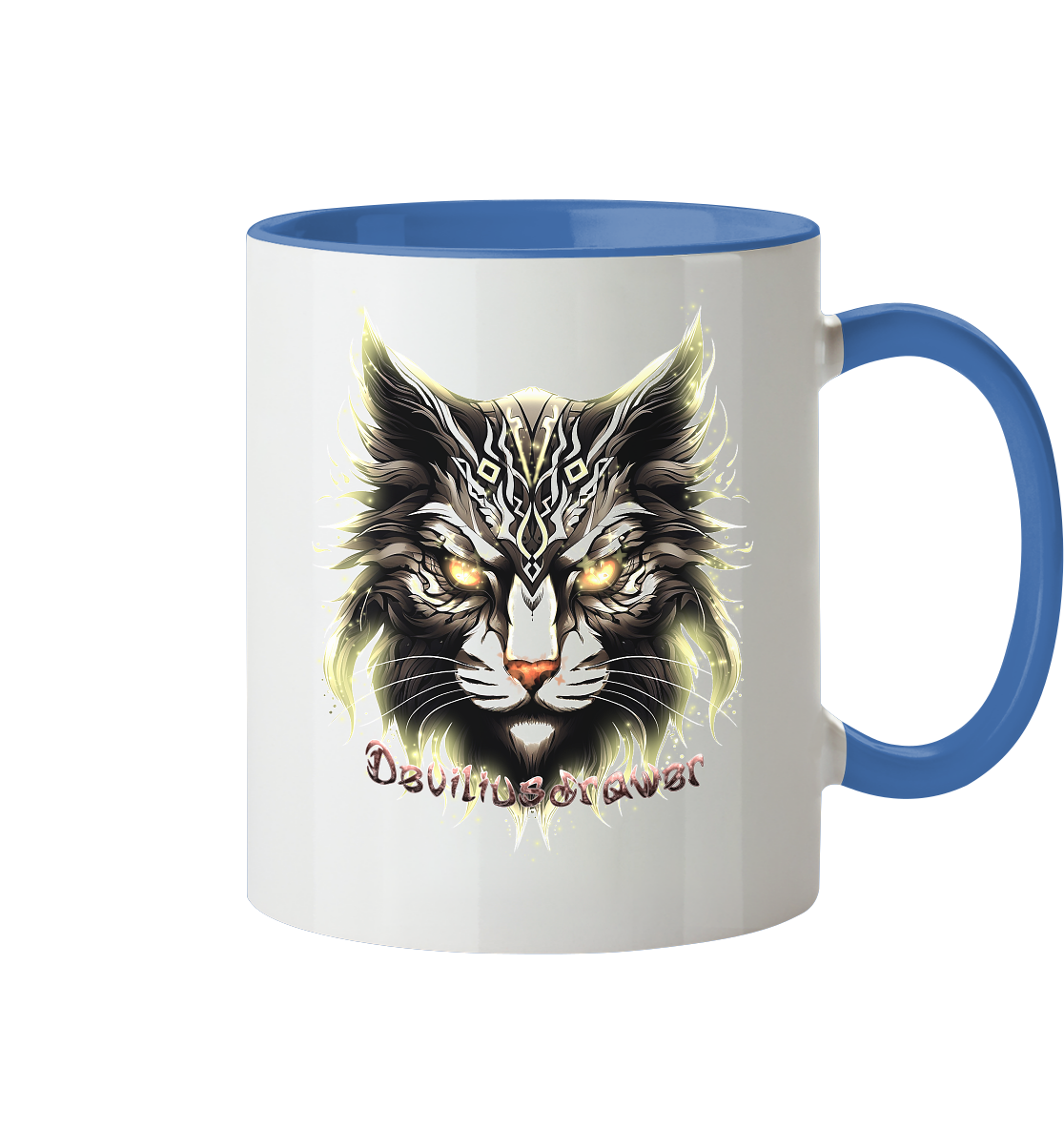 Deviliusdrawer Golden Cat - Tasse zweifarbig