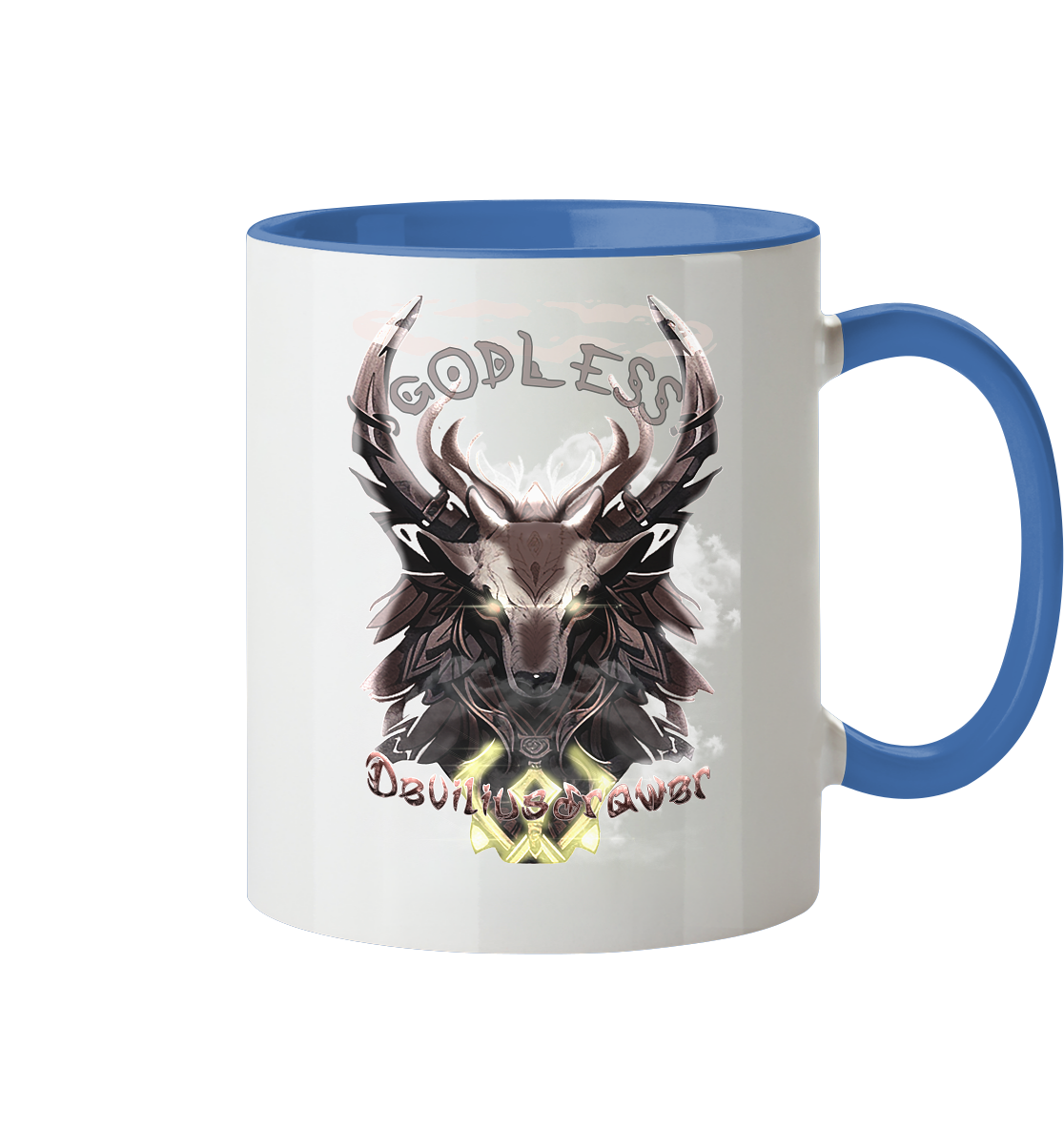 Deviliusdrawer Godless Deer - Tasse zweifarbig