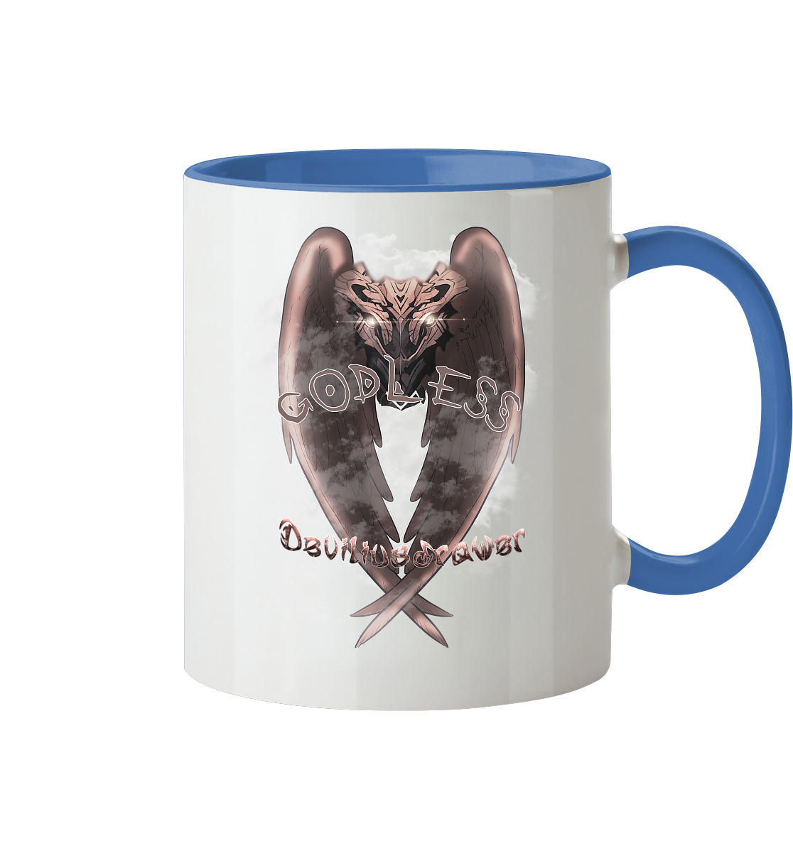 Deviliusdrawer Godless Owl - Tasse zweifarbig
