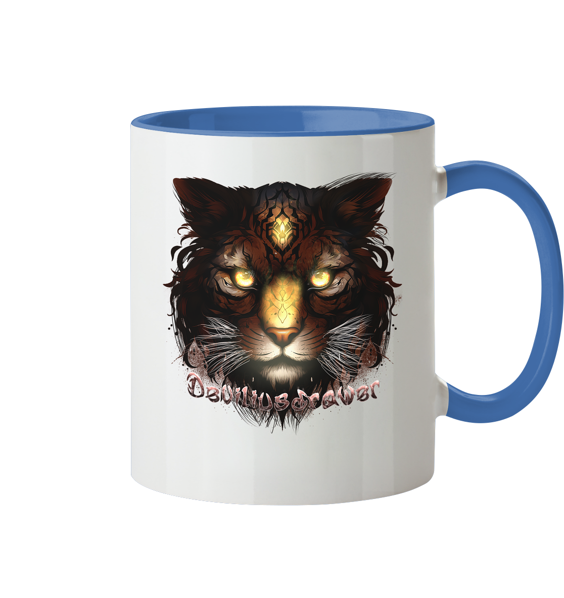 Deviliusdrawer Gold Tigercat - Tasse zweifarbig