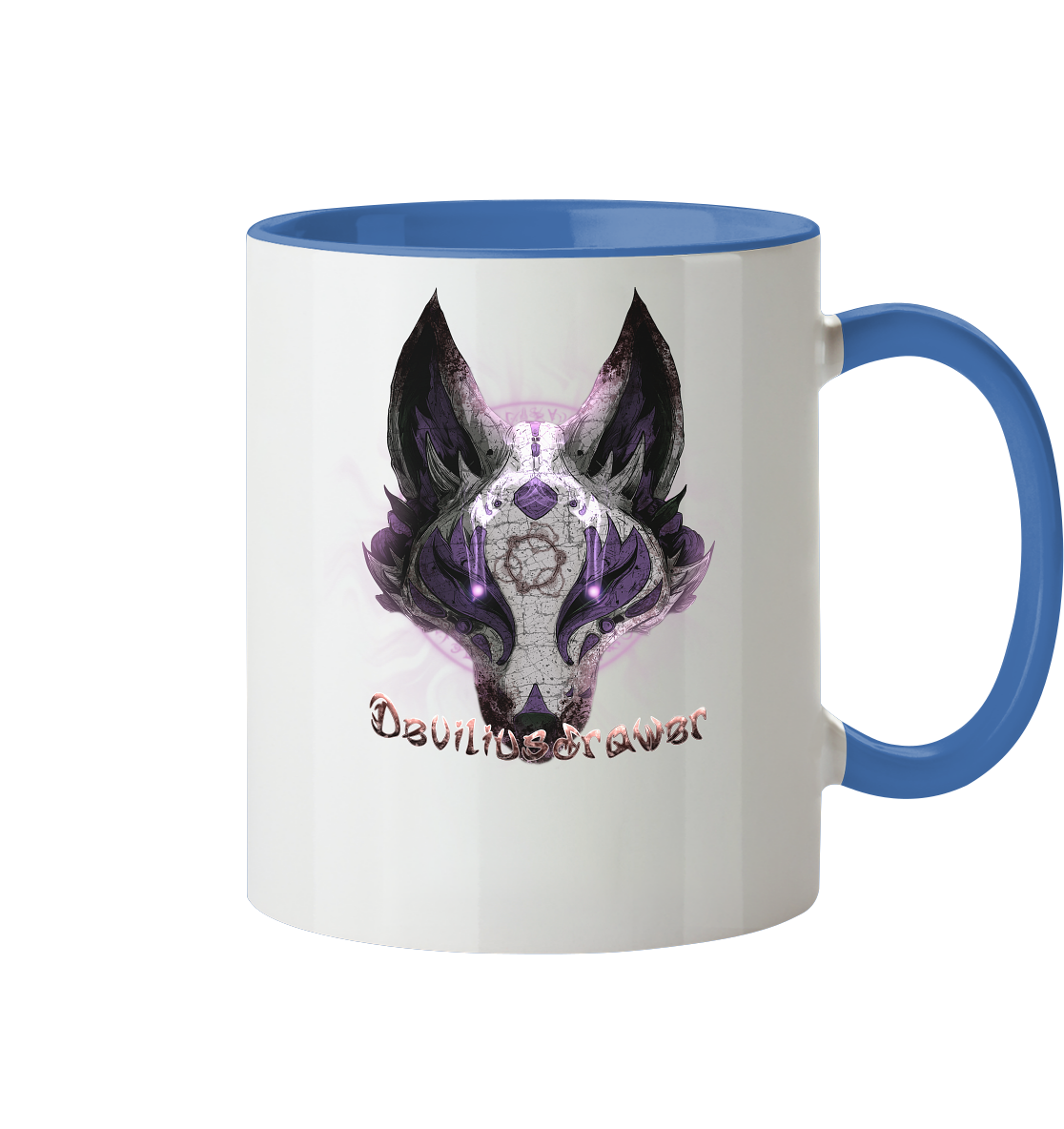 Deviliusdrawer Dark Kitsune - Tasse zweifarbig