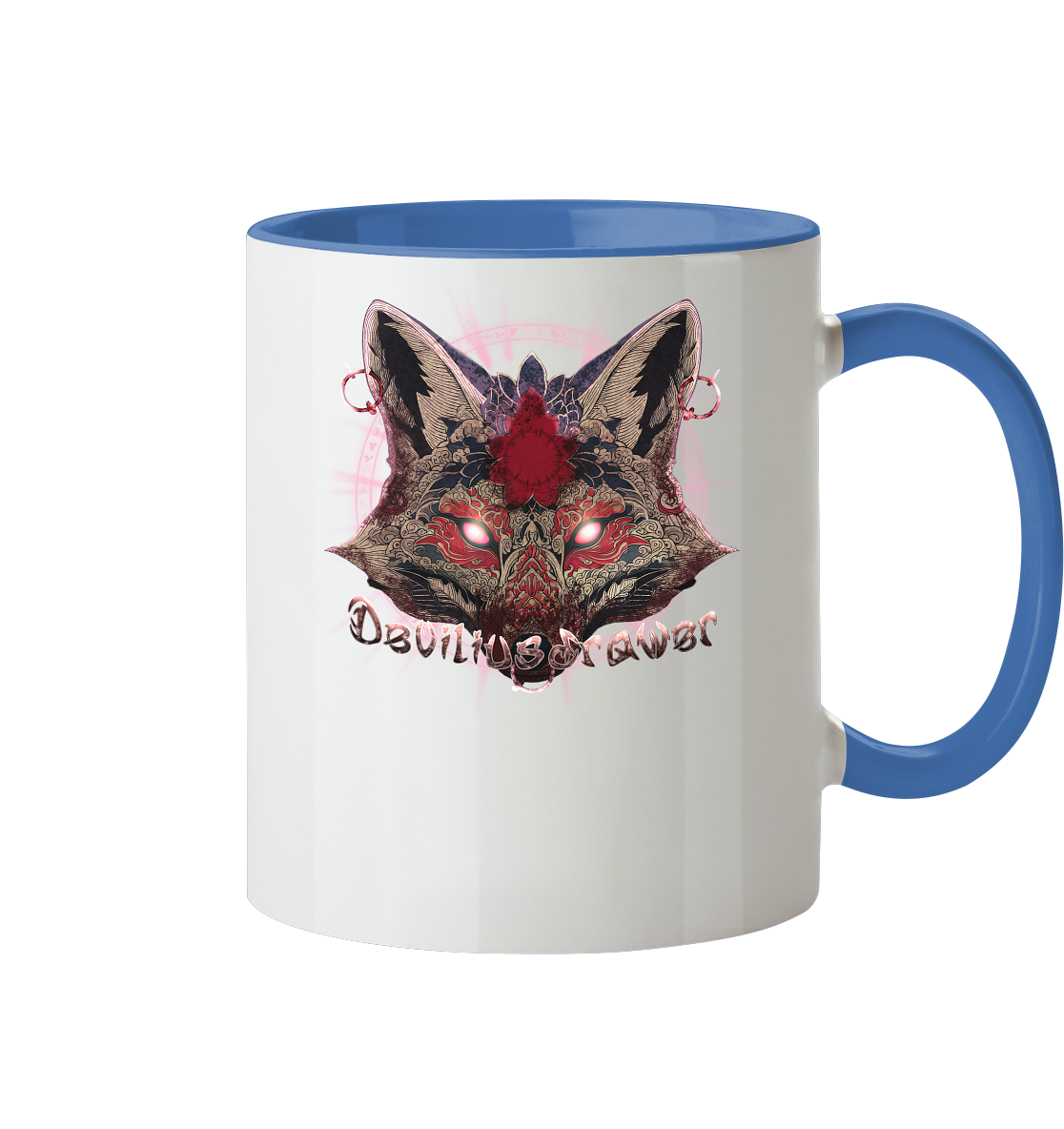 Deviliusdrawer Demon Kitsune - Tasse zweifarbig