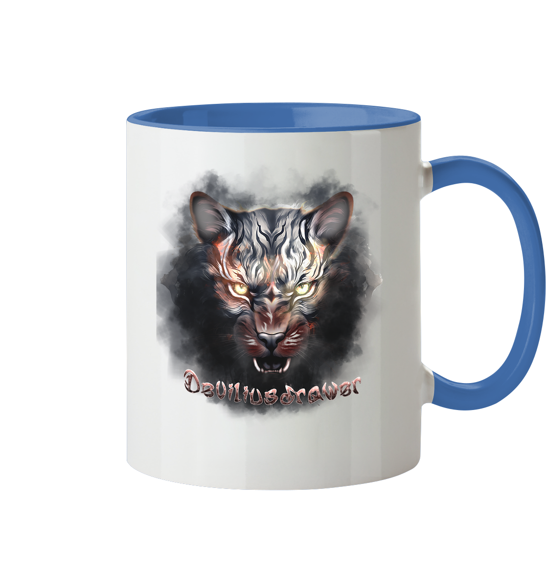 Deviliusdrawer Smoke Tiger - Tasse zweifarbig