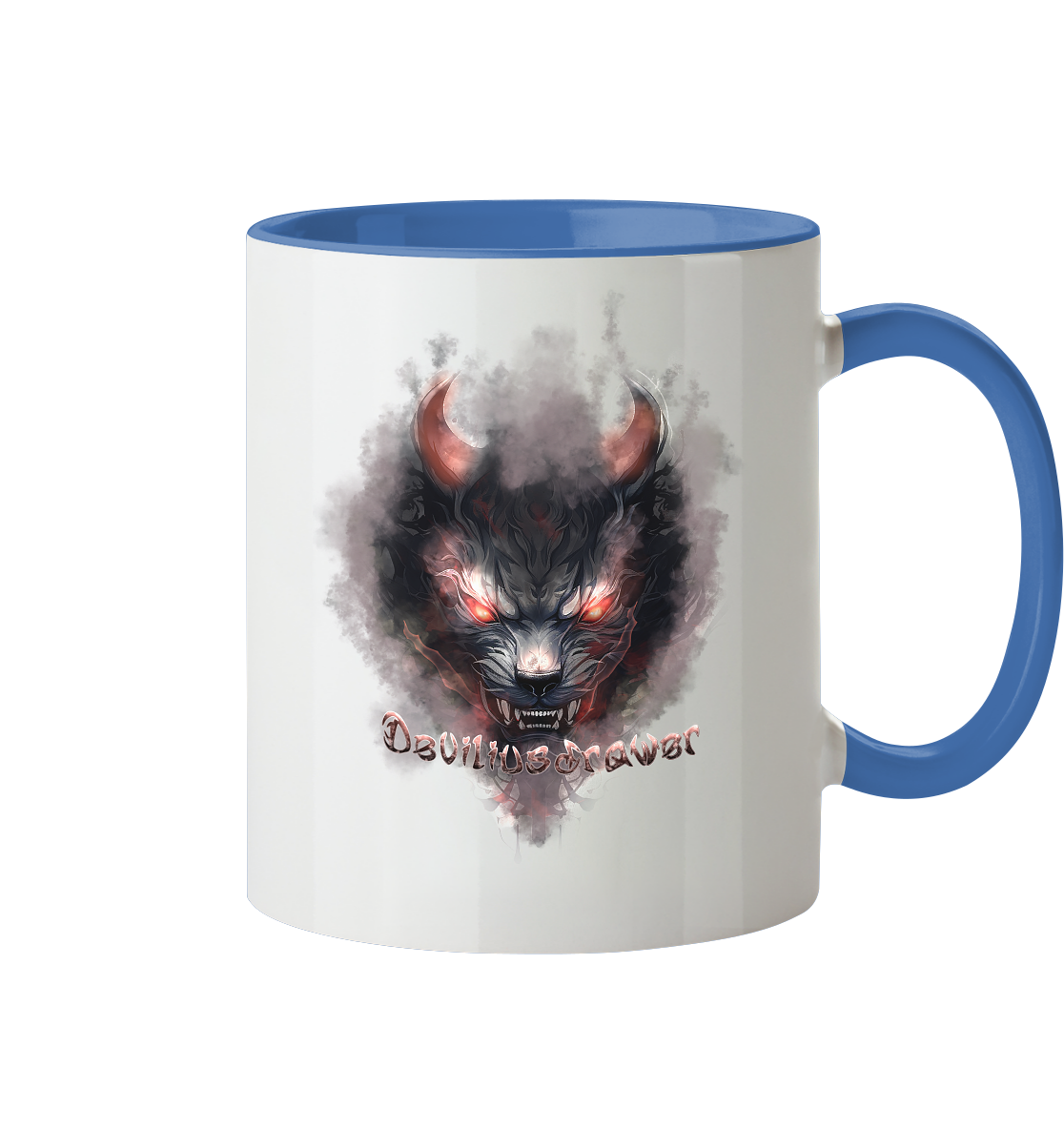 Deviliusdrawer Red Smoked Cat - Tasse zweifarbig