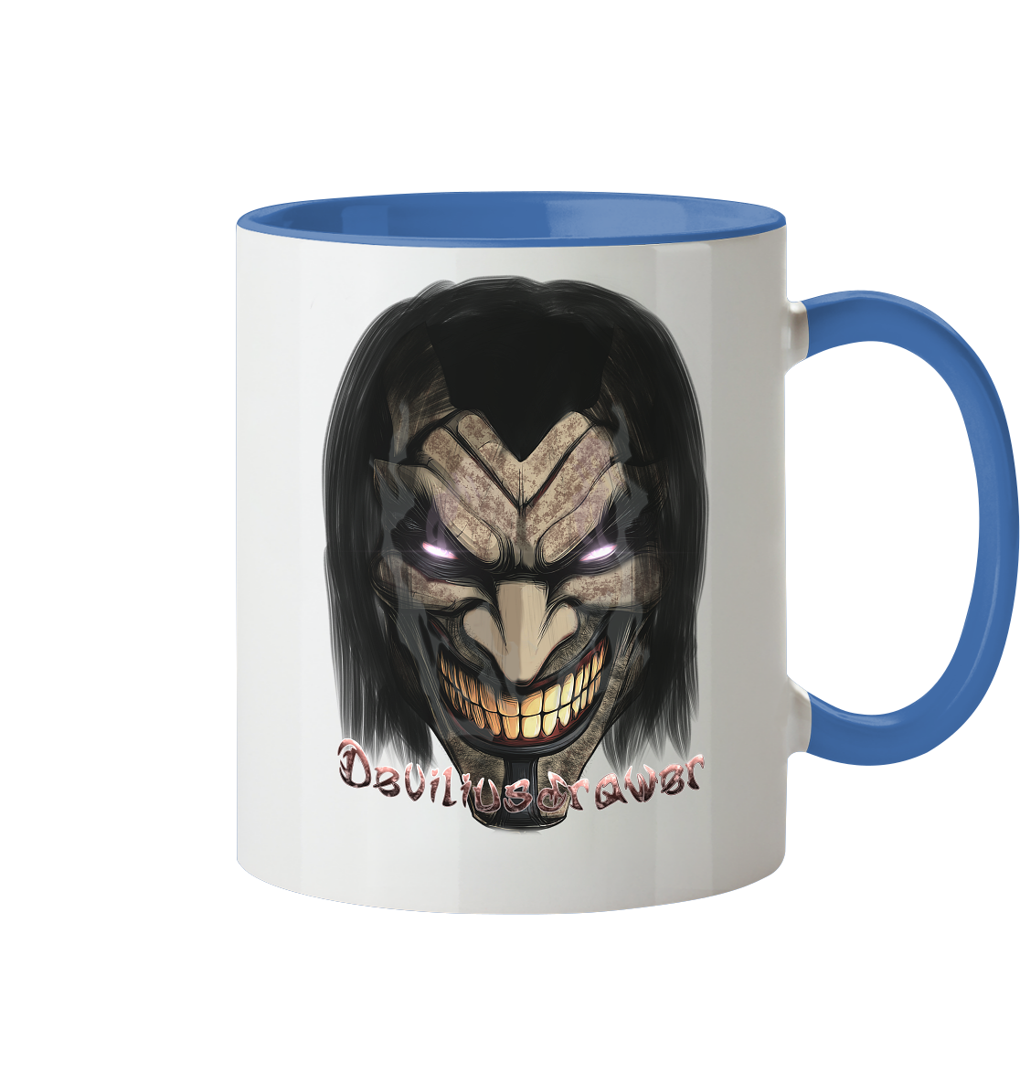 Deviliusdrawer Smiling Devil - Tasse zweifarbig