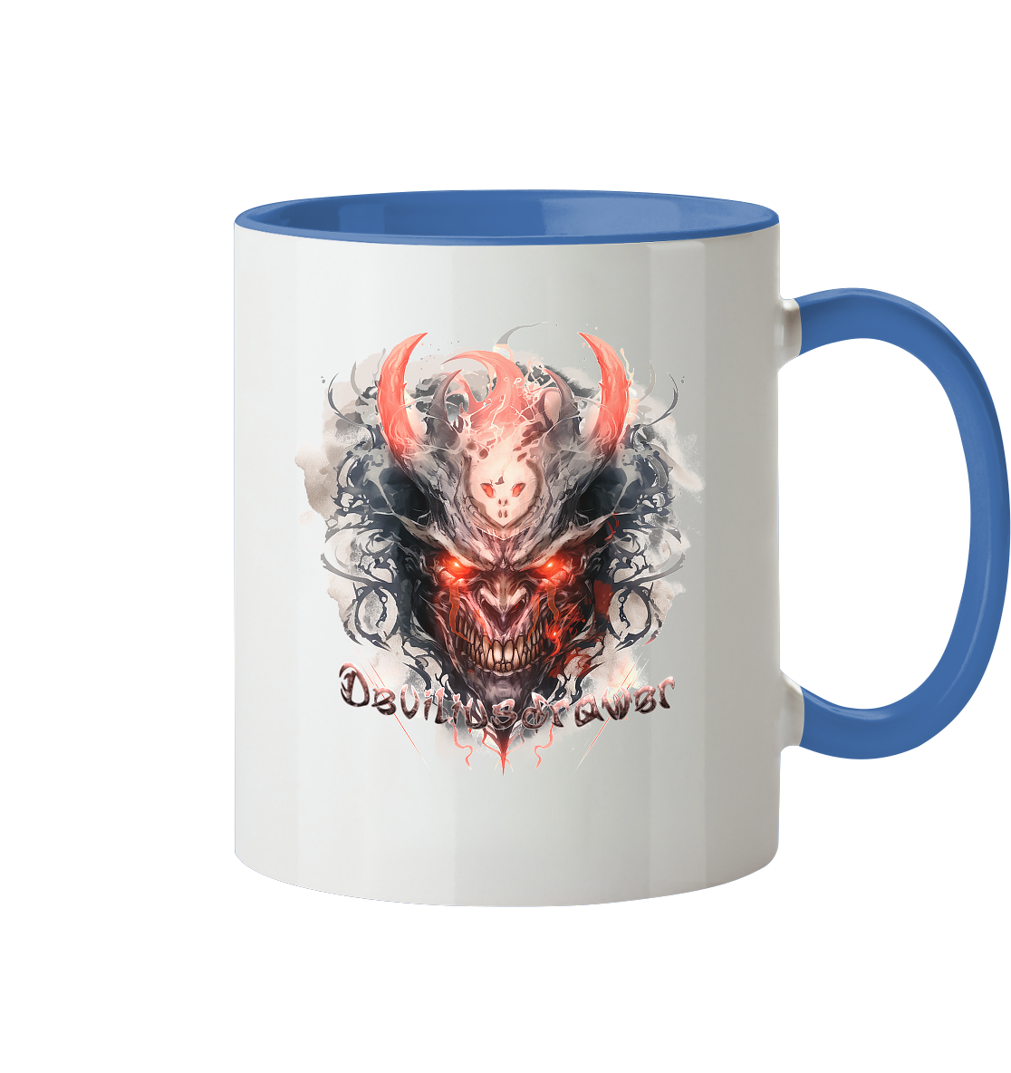 Deviliusdrawer Red Horn Devil - Tasse zweifarbig