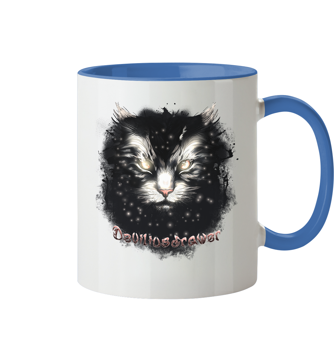 Deviliusdrawer Star Cat - Tasse zweifarbig
