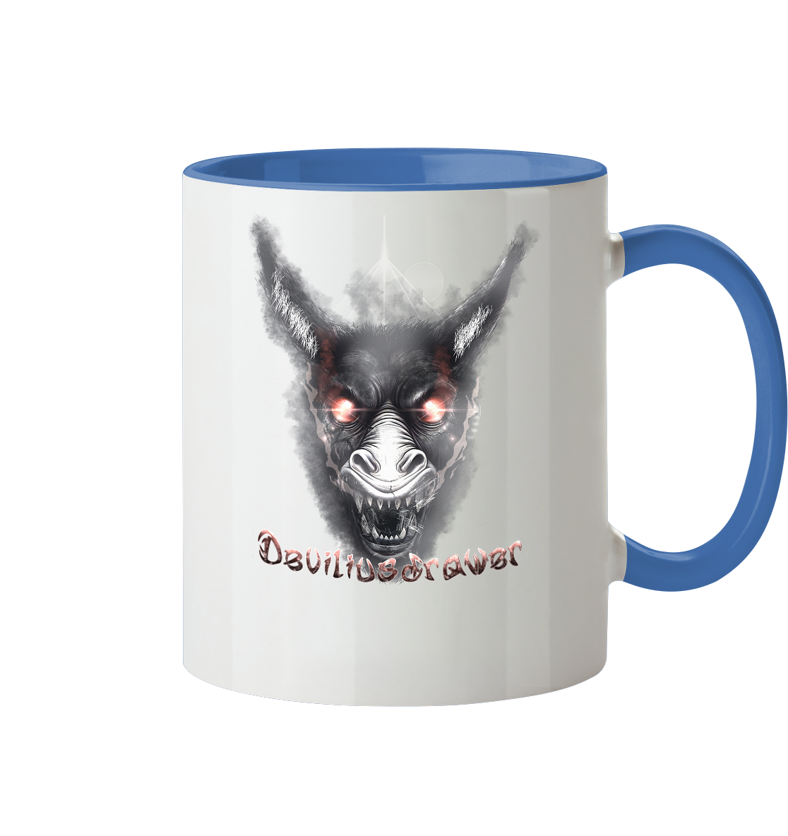 Deviliusdrawer Evil Donkey - Tasse zweifarbig