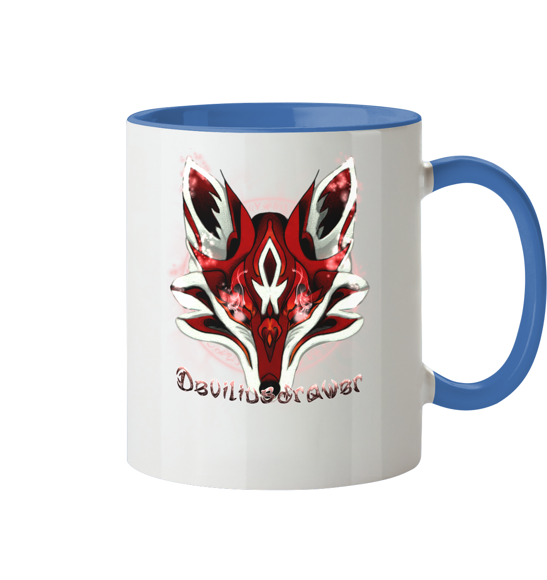 Deviliusdrawer Red Eyed Fox - Tasse zweifarbig