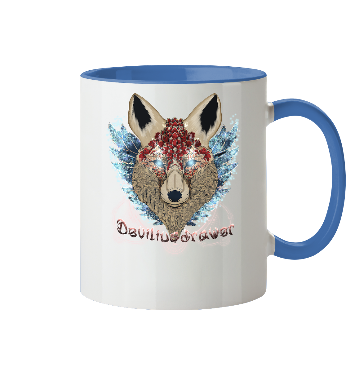 Deviliusdrawer Diamond Kitsune - Tasse zweifarbig