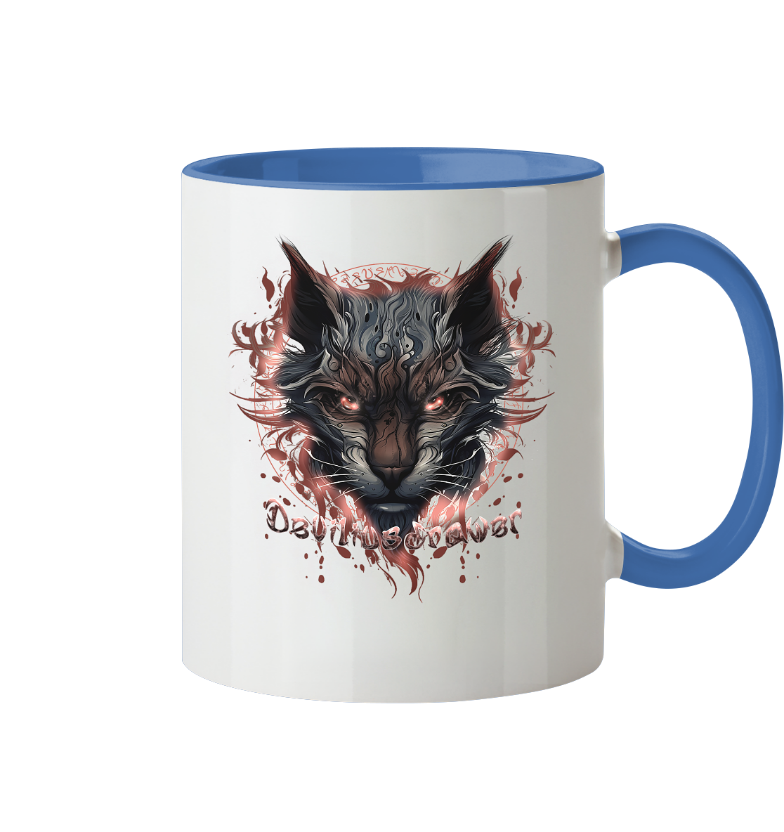 Deviliusdrawer Devil Cat - Tasse zweifarbig