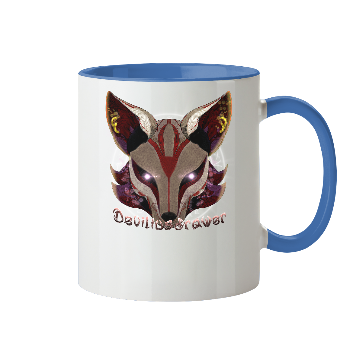 Deviliusdrawer Magic Kitsune - Tasse zweifarbig