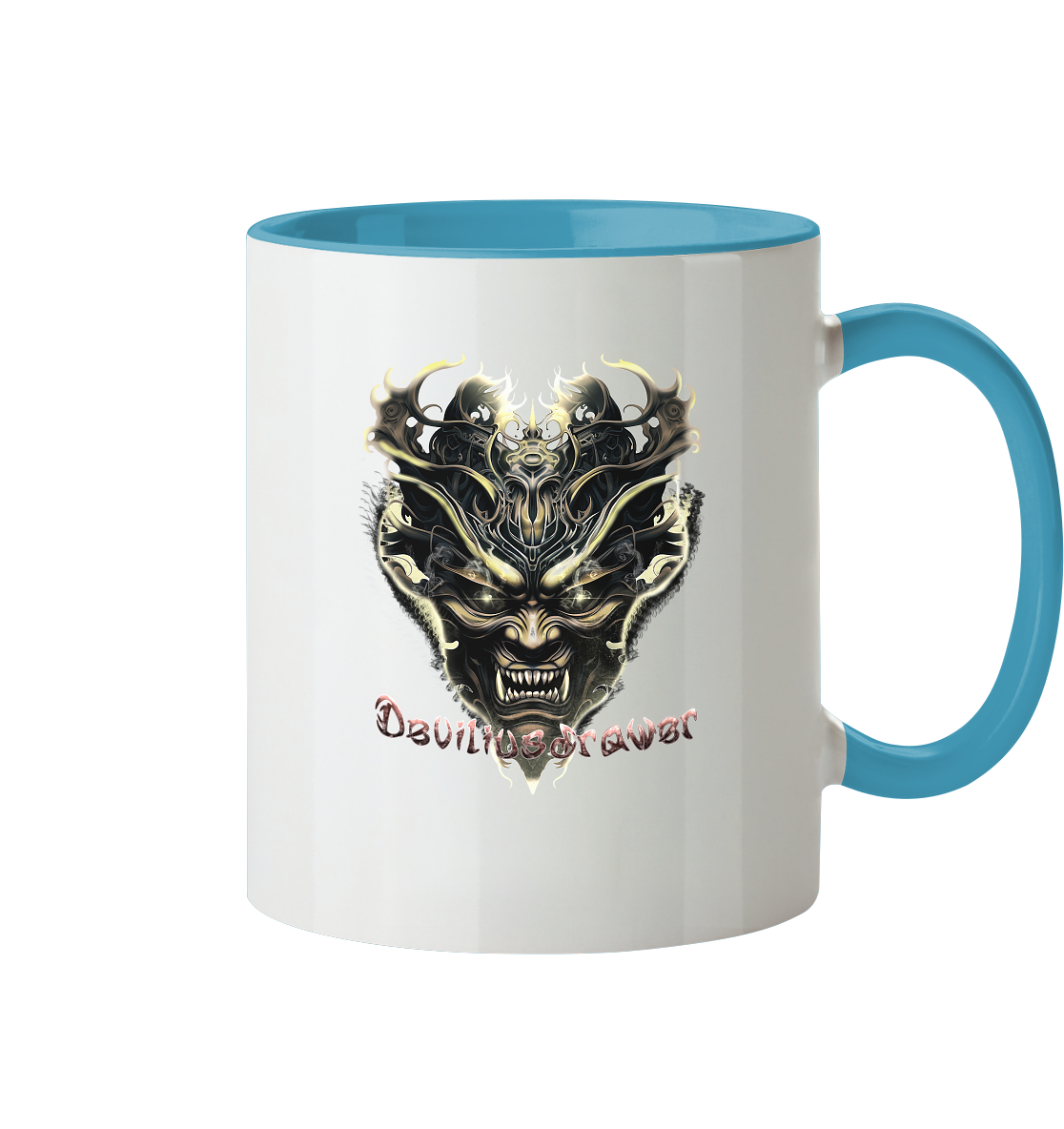 Deviliusdrawer Golden Demon Vampire - Tasse zweifarbig
