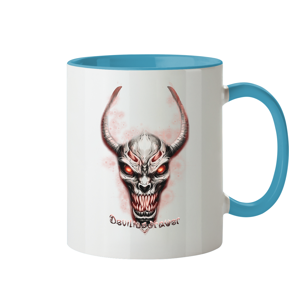 Deviliusdrawer Red Eyed Skeleton - Tasse zweifarbig
