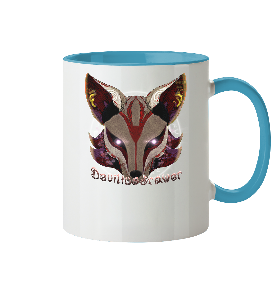Deviliusdrawer Magic Kitsune - Tasse zweifarbig