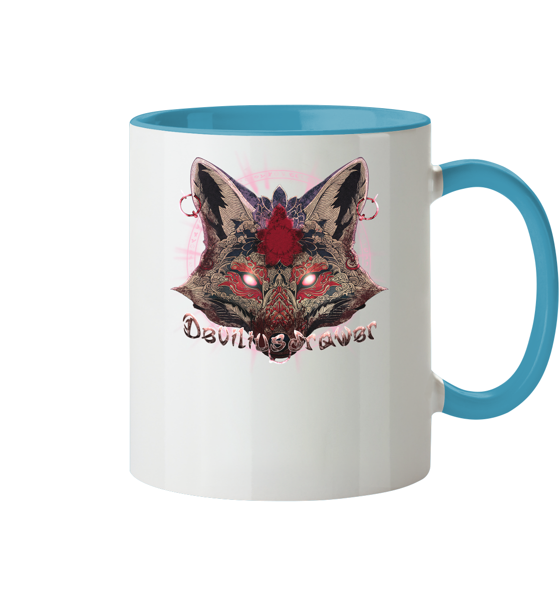 Deviliusdrawer Demon Kitsune - Tasse zweifarbig
