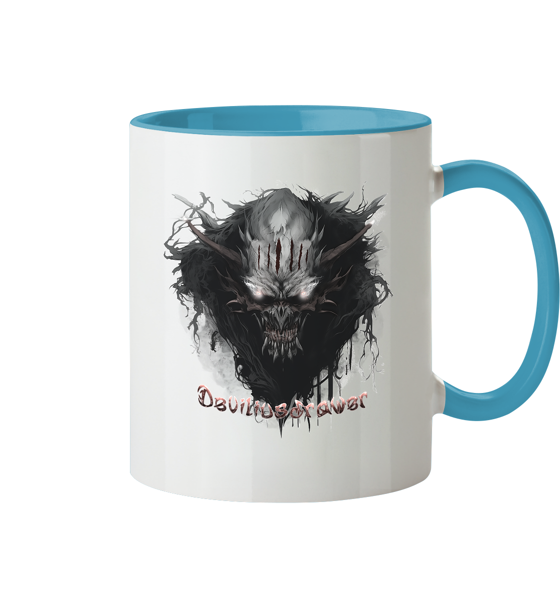 Deviliusdrawer Dark Smoke Demon - Tasse zweifarbig