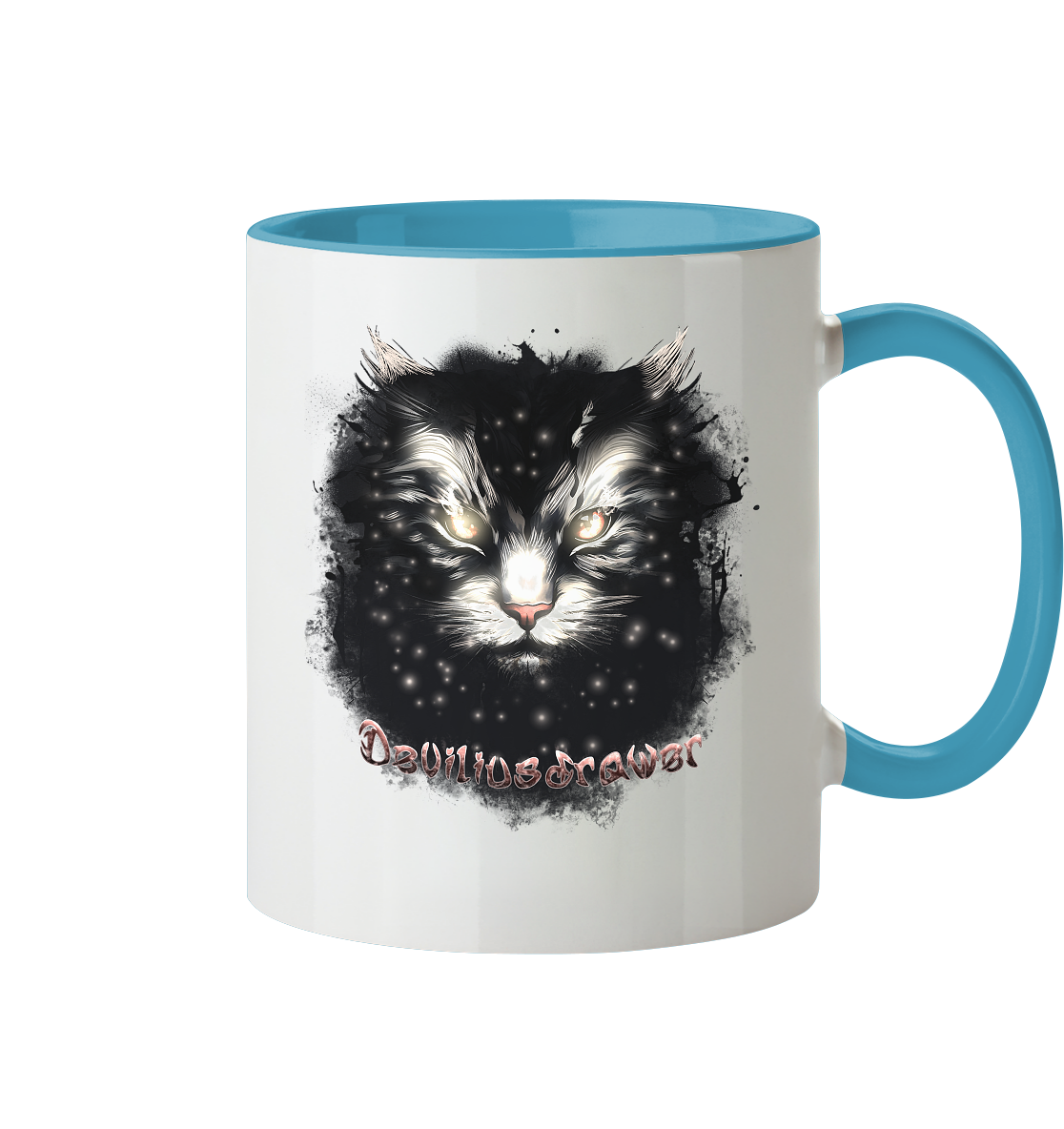 Deviliusdrawer Star Cat - Tasse zweifarbig