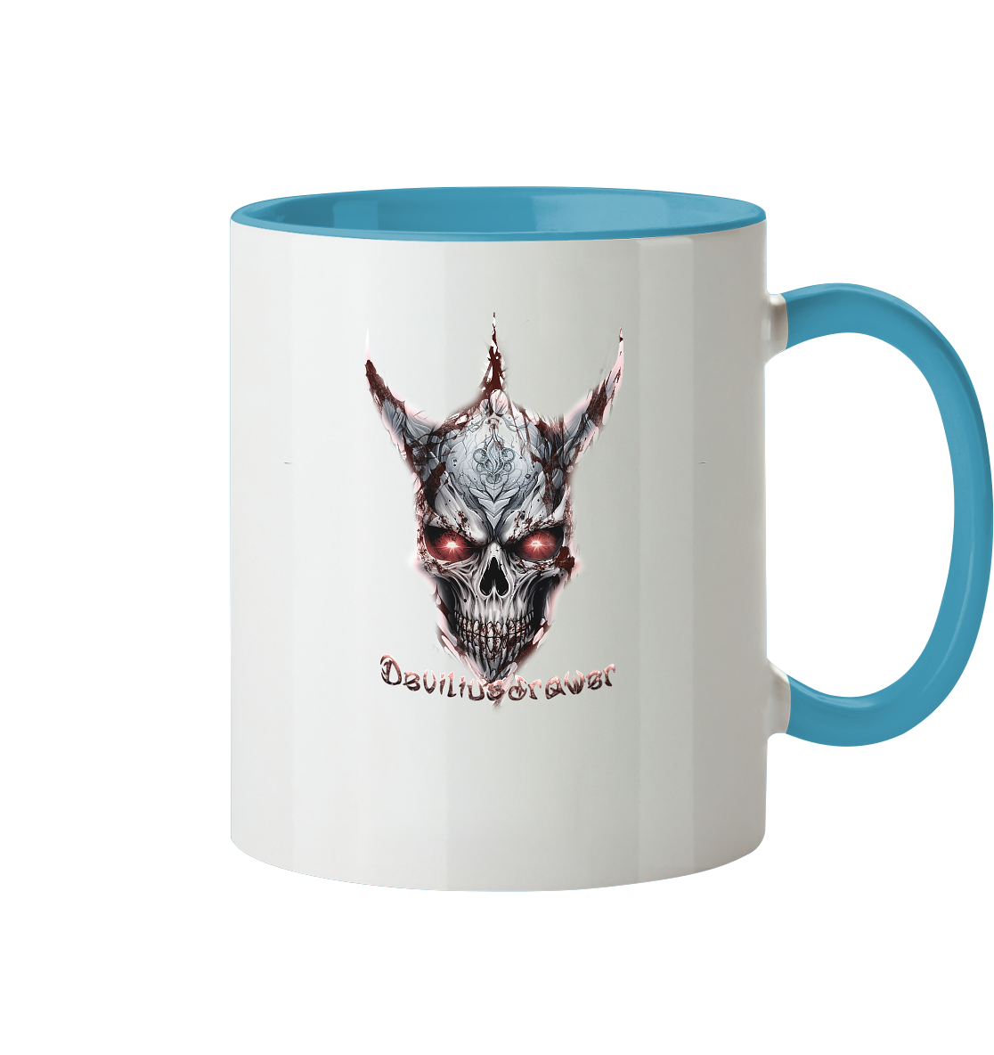 Deviliusdrawer Bloody Skeleton - Tasse zweifarbig