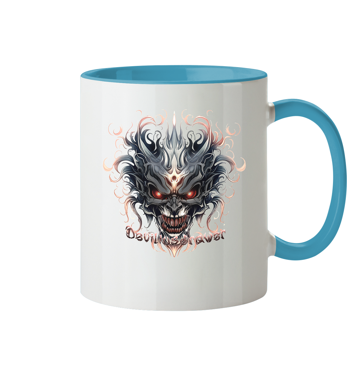 Deviliusdrawer Demon Mask - Tasse zweifarbig