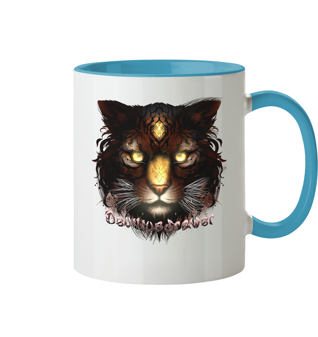 Deviliusdrawer Gold Tigercat - Tasse zweifarbig