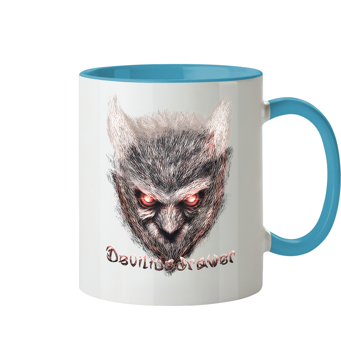 Deviliusdrawer Red Eyed Owl - Tasse zweifarbig