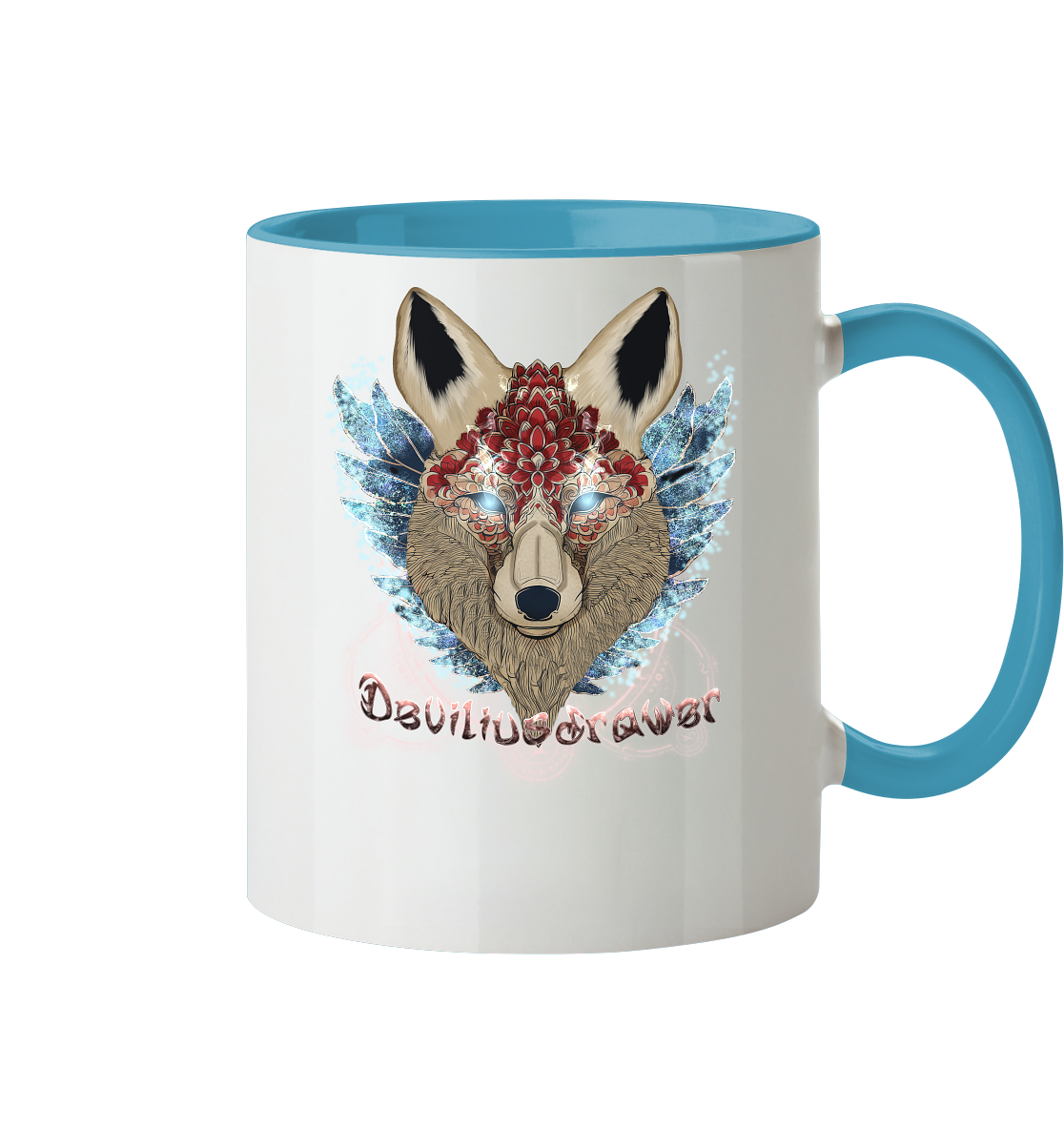 Deviliusdrawer Diamond Kitsune - Tasse zweifarbig