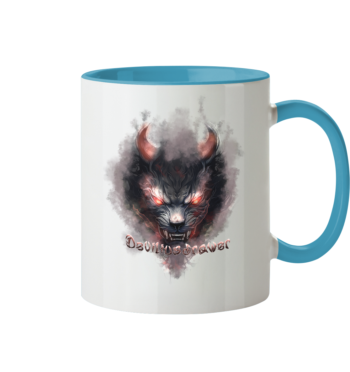 Deviliusdrawer Red Smoked Cat - Tasse zweifarbig