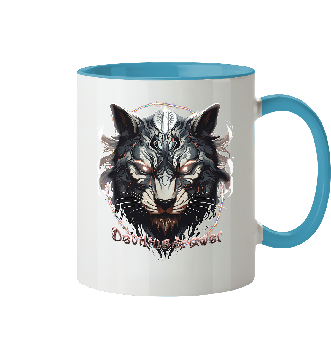 Deviliusdrawer Wolfcat - Tasse zweifarbig