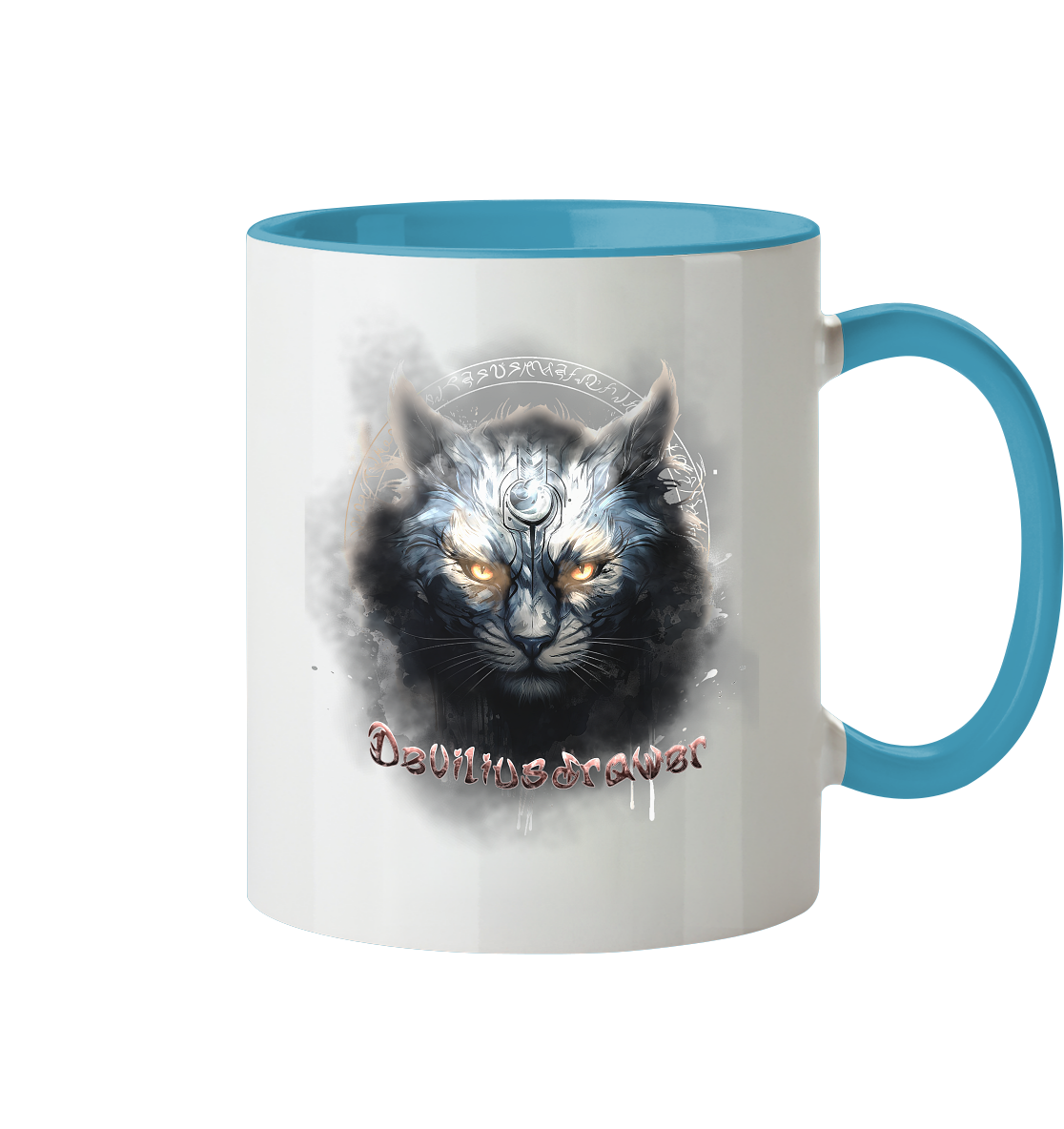 Deviliusdrawer Mysthic Cat - Tasse zweifarbig