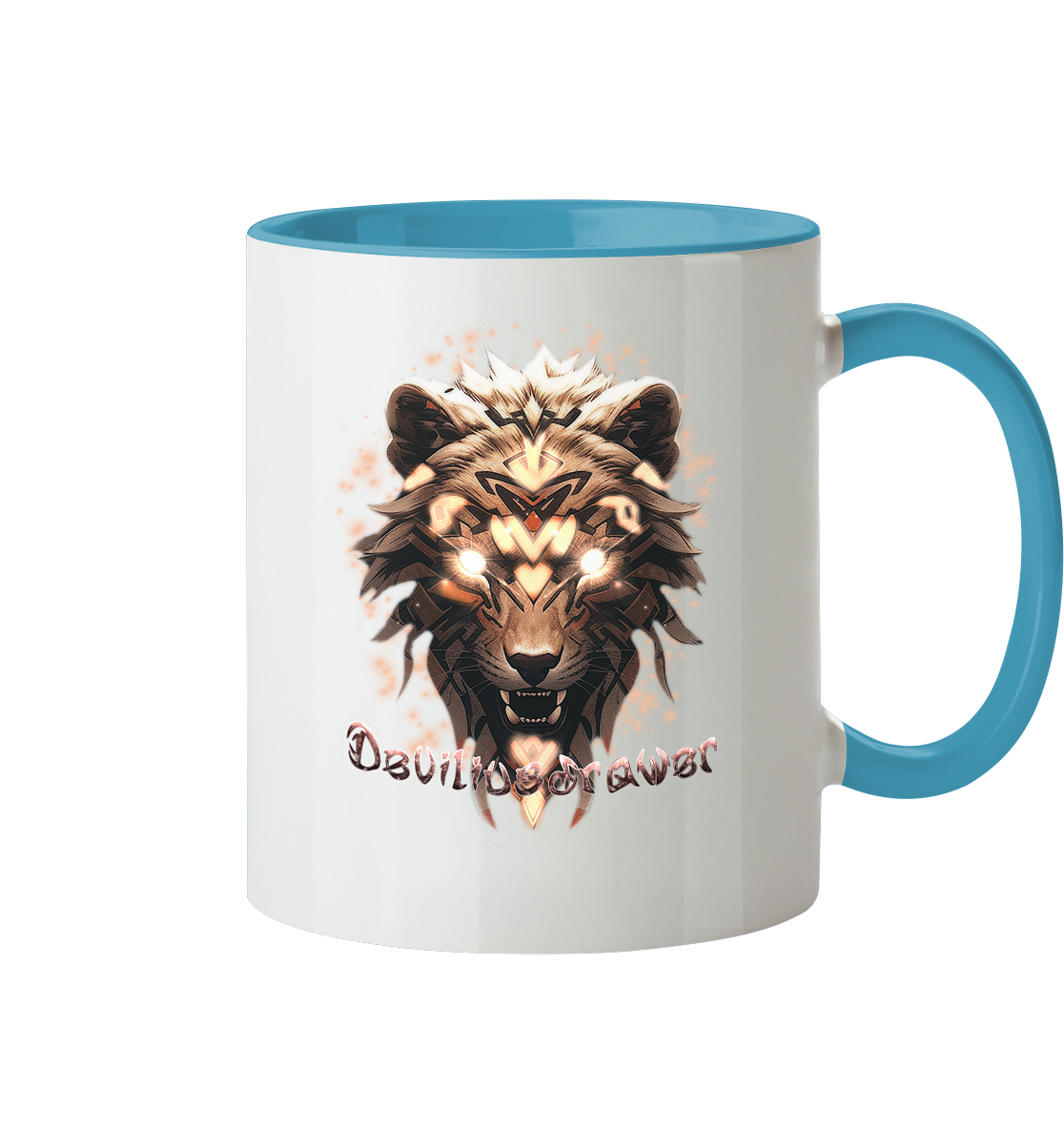 Deviliusdrawer Gold Weartiger - Tasse zweifarbig
