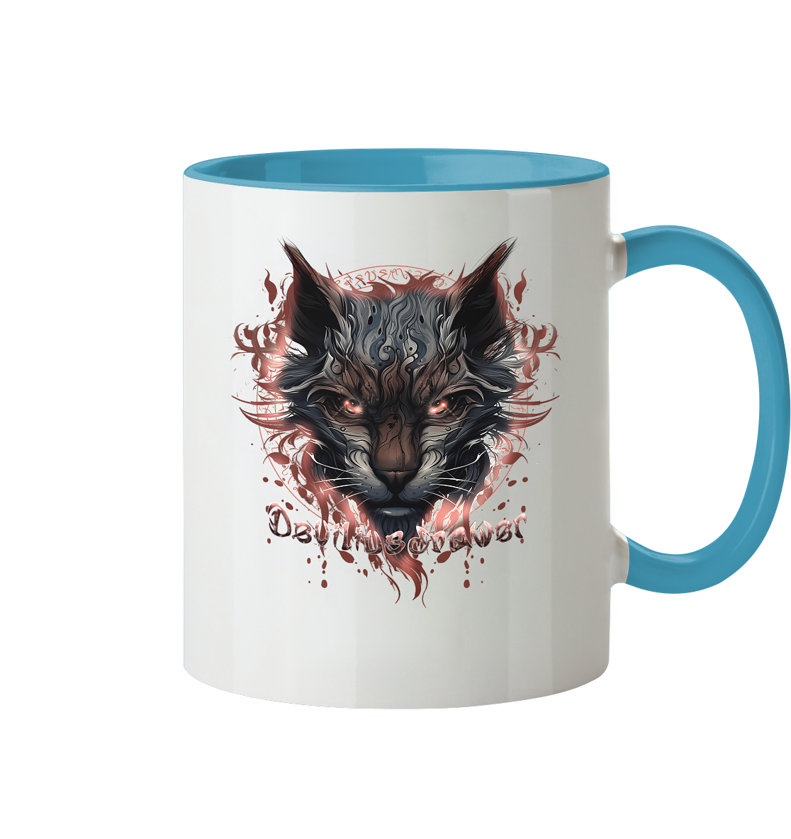 Deviliusdrawer Devil Cat - Tasse zweifarbig