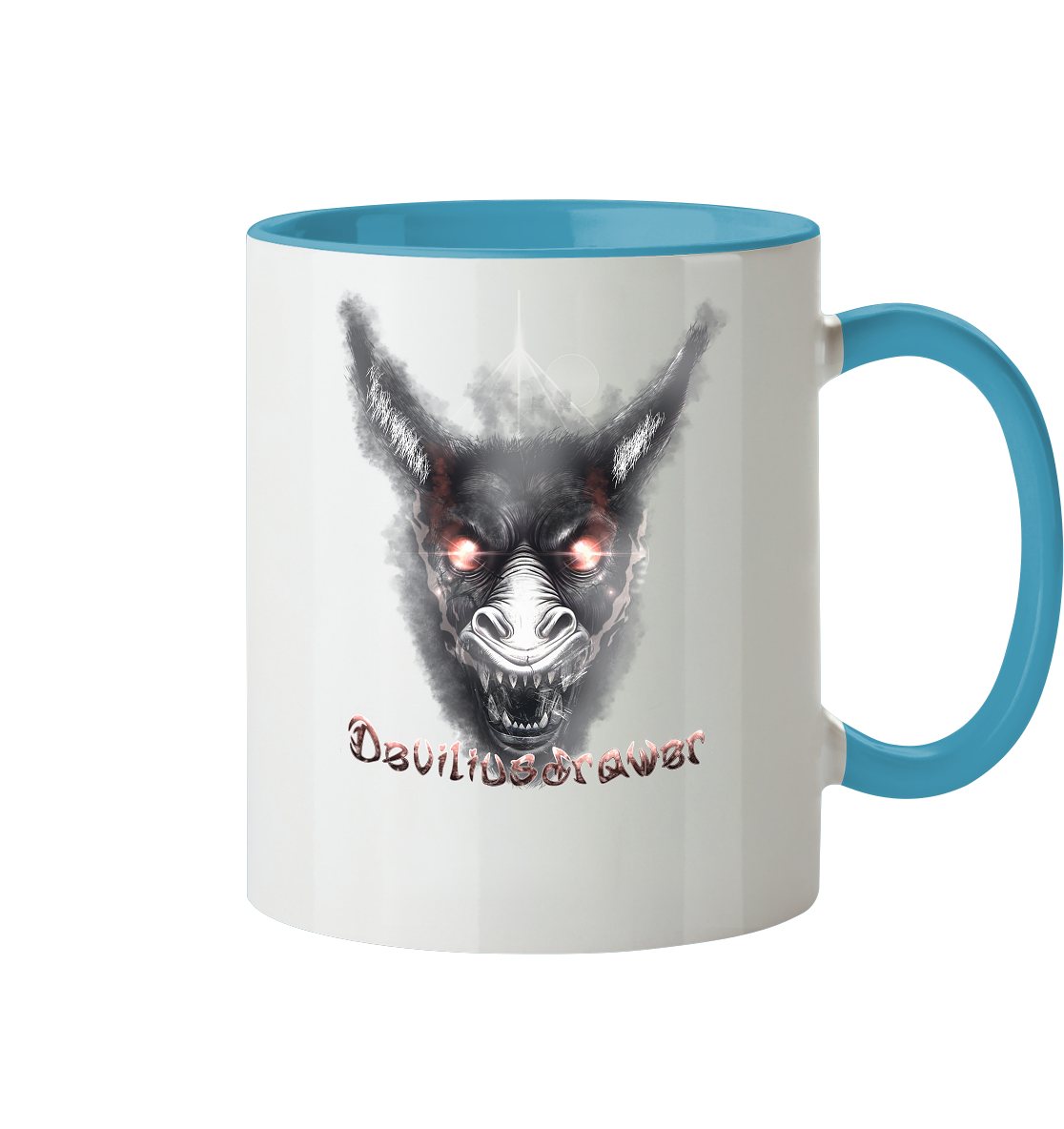 Deviliusdrawer Evil Donkey - Tasse zweifarbig